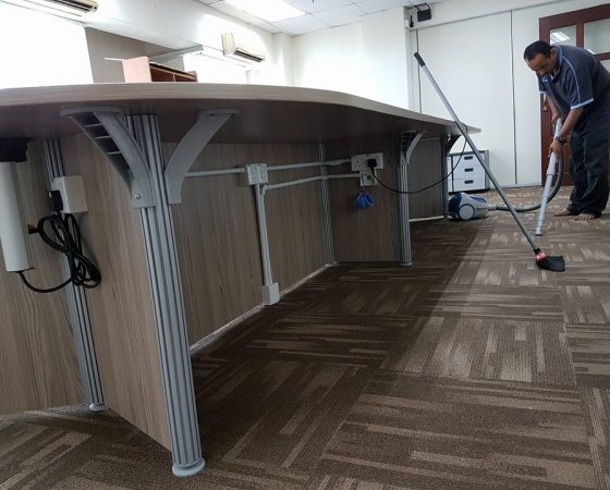Wiring, Carpet and Meeting Table Installation – 4