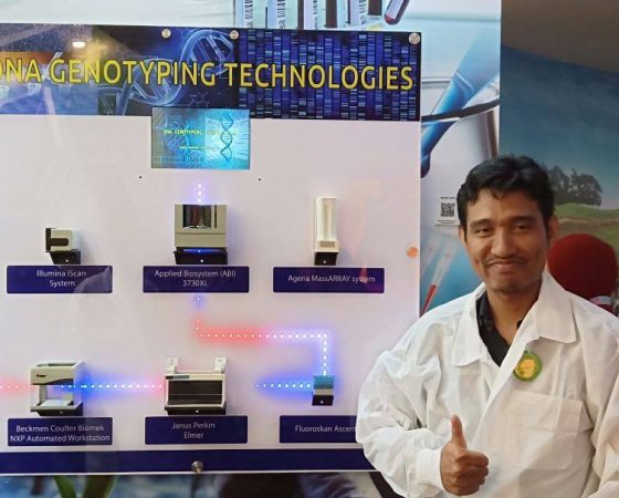 DNA GENOTYPING TECHNOLOGY Electronic Exhibition Panel Board  -MARDI