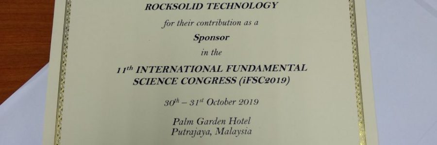 THE 11th INTERNATIONAL FUNDAMENTAL SCIENCE CONGRESS 2019