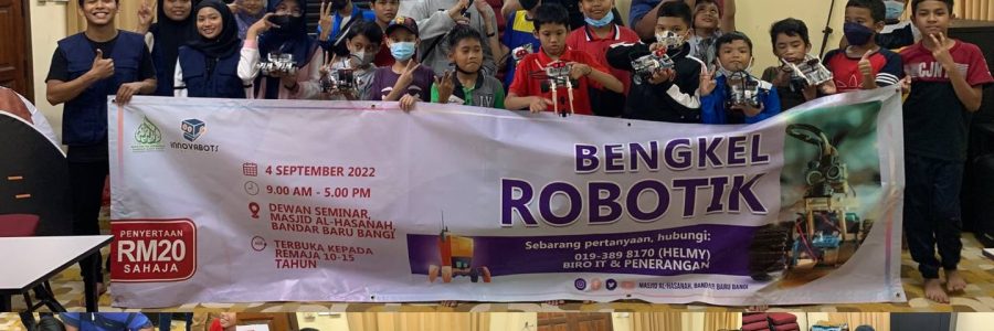 Bengkel Robotik di Masjid Al-Hasanah