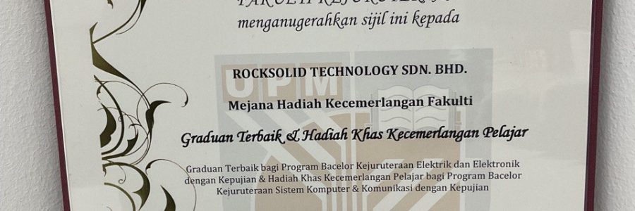 SPONSOR: Anugerah Kecemerlangan Fakulti Kejuruteraan (2021-2022) @ Universiti Putra Malaysia (UPM)